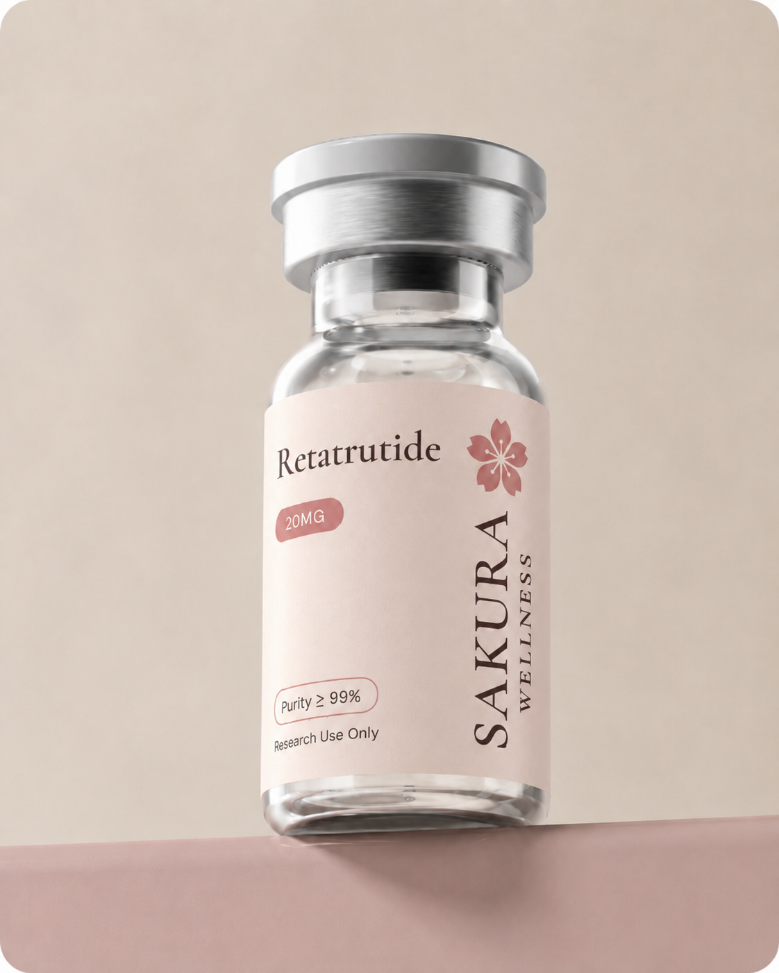 Floating Sakura Wellness vial